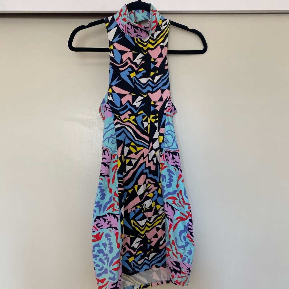 Nasty Gal multicolor bodycon dress